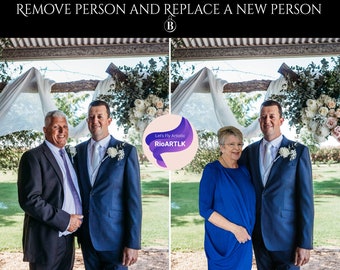 Adding person / Adding people to a photo /  Remove and Replace People ( Animals, Objects ) - All kind of photo editing service