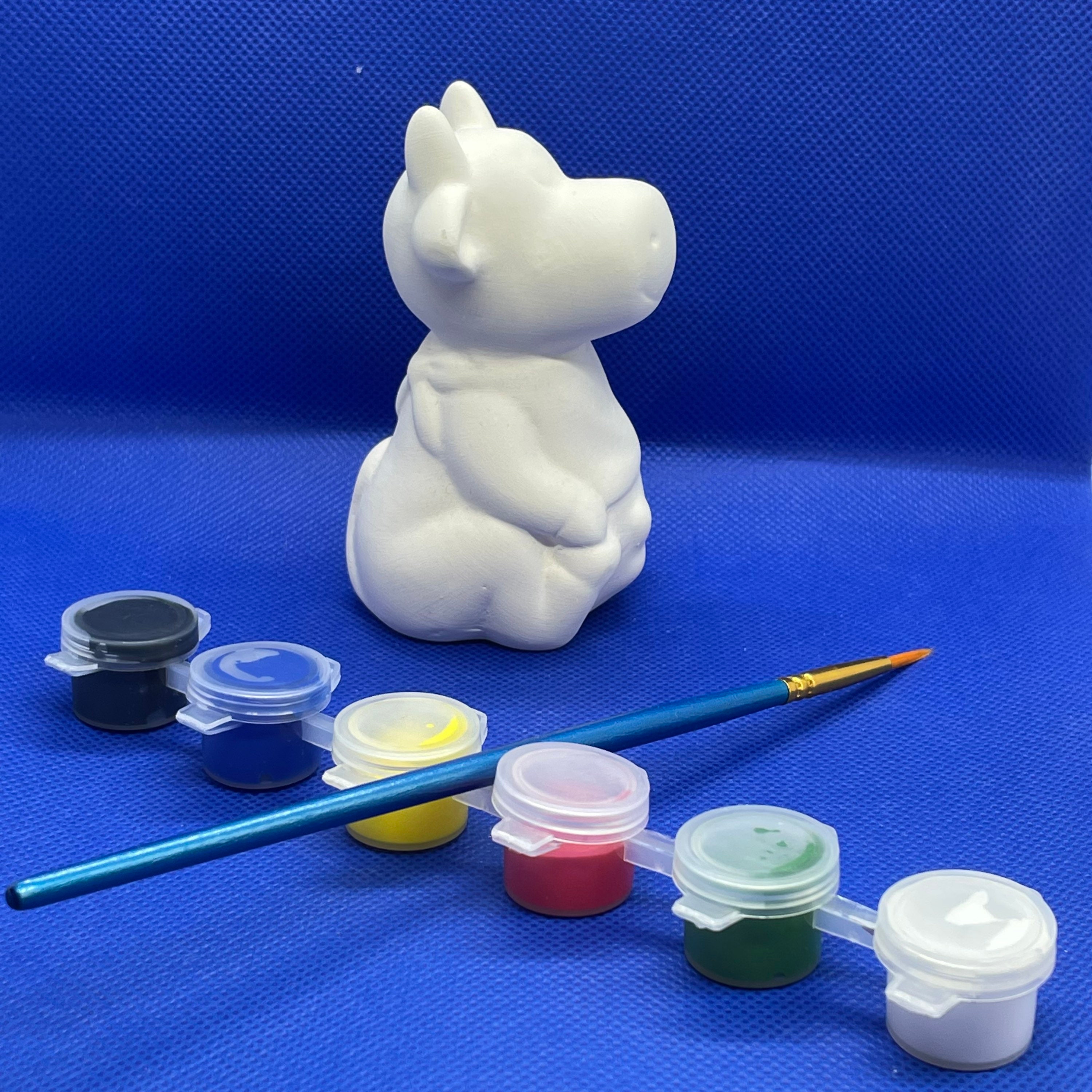 PAINTING POTTERY KIT Paint Your Own Cowpottery Kids Craft Etsy UK