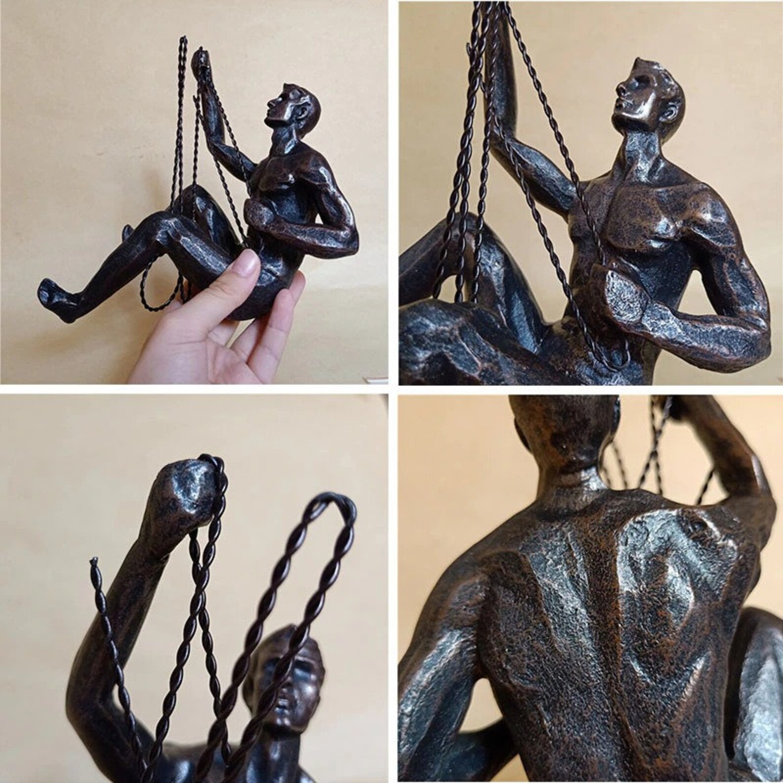 resin climbing man