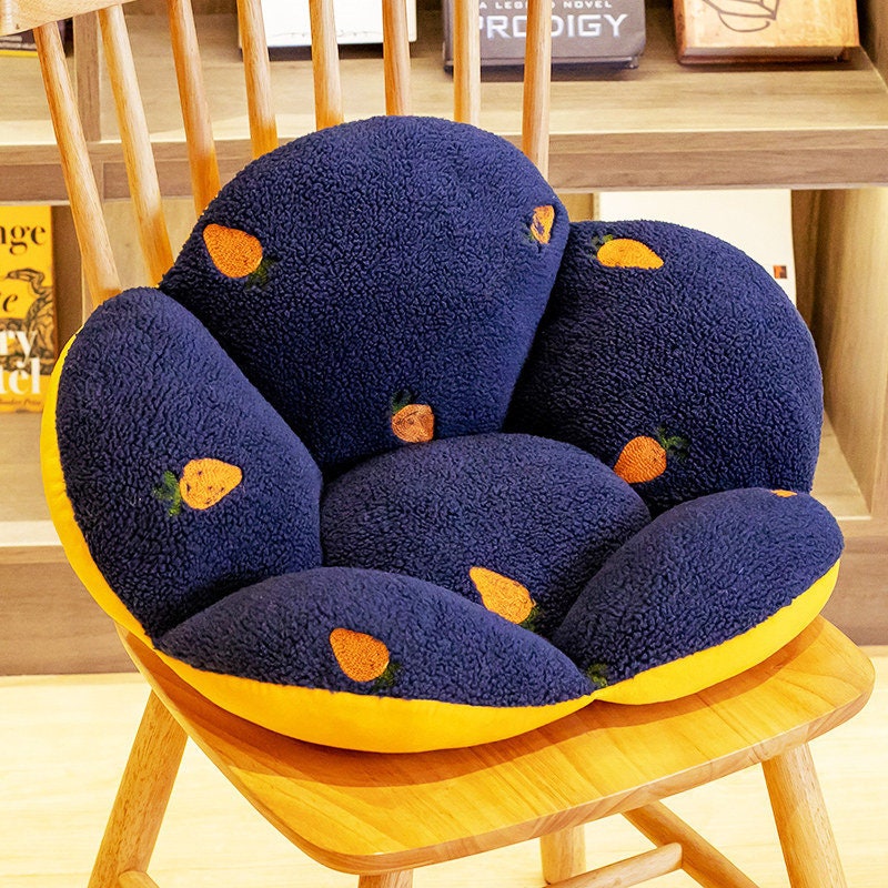 Flowershaped sofa chair cushion one cute Seat Cushion Etsy