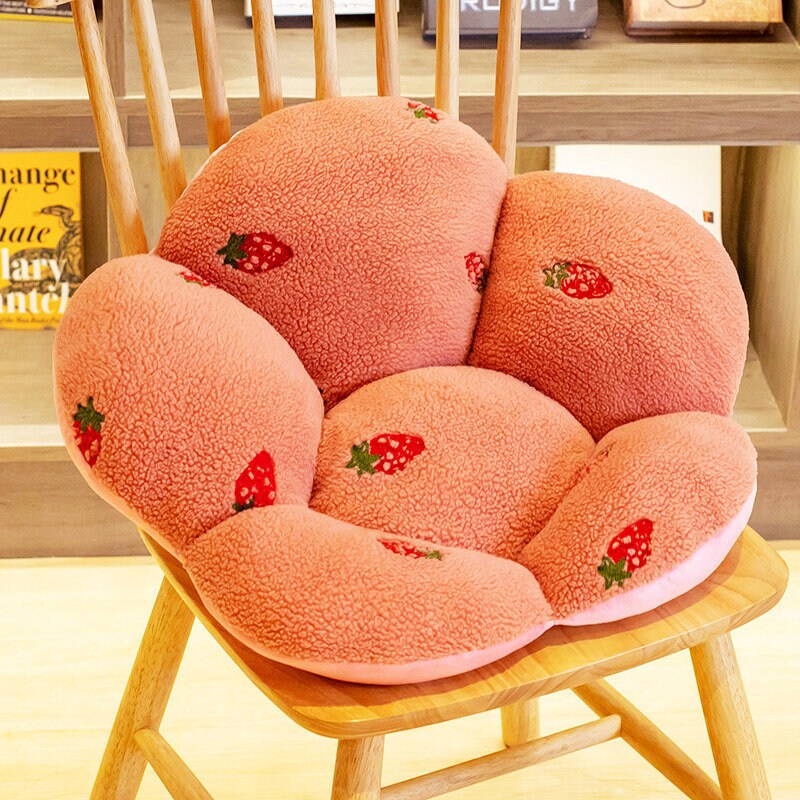 Flowershaped sofa chair cushion one cute Seat Cushion Etsy