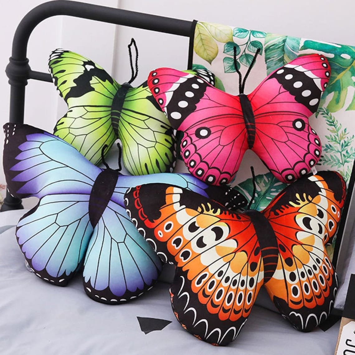Butterfly pillow Decorative throw pillow butterfly shaped Etsy