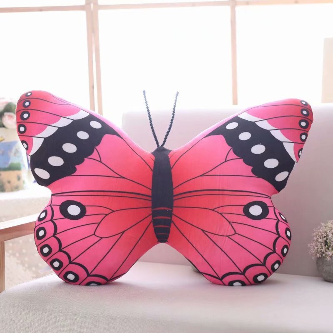 Butterfly pillow Decorative throw pillow butterfly shaped Etsy