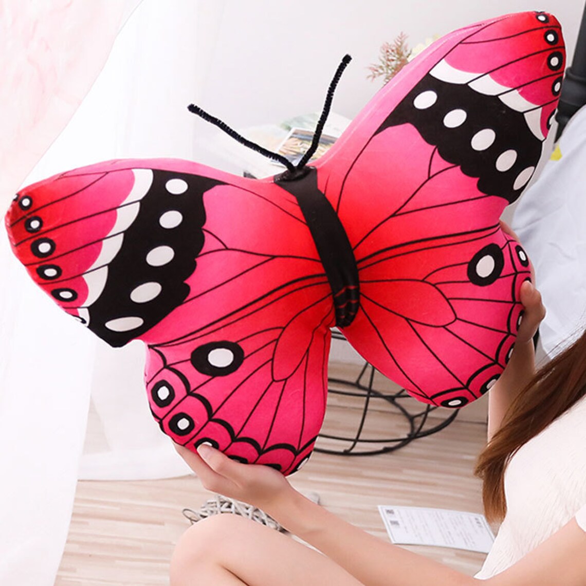 Butterfly pillow Decorative throw pillow butterfly shaped Etsy