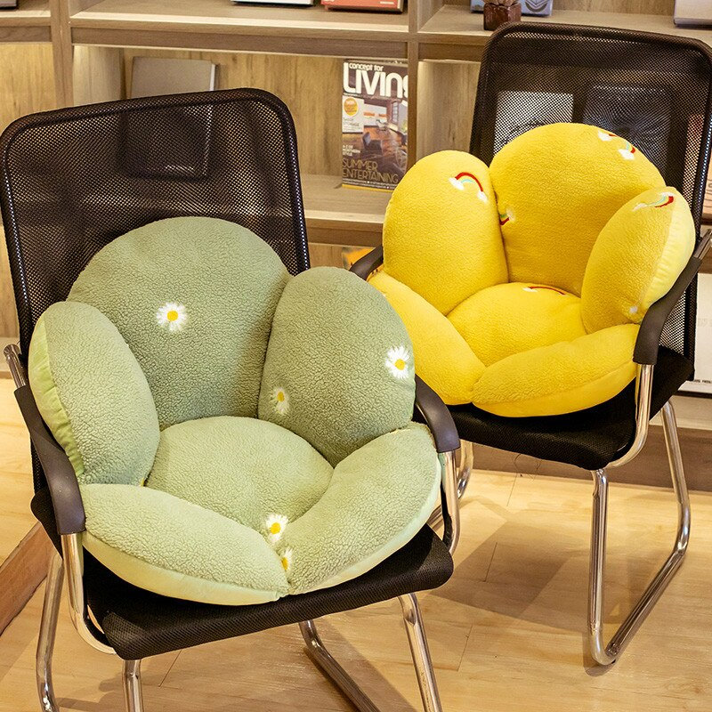 Flowershaped sofa chair cushion one cute Seat Cushion Etsy