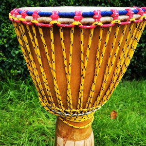 Djembe Drum, African Djembe healing Drum, Guinean Djembe Drum, Sharp Djembe Drum, Wooden drum 70x30