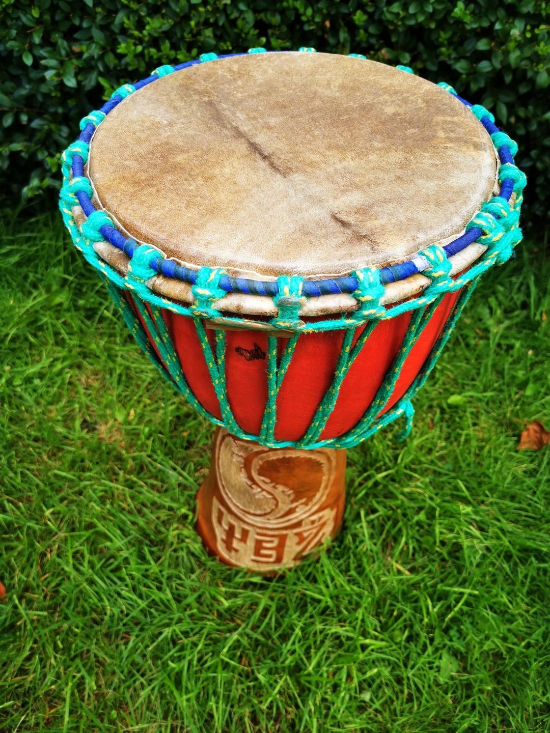 Djembe Drum, African Djembe Healing Drum, Sharp Djembe Drum, Wooden
