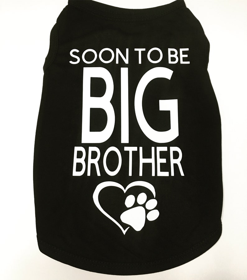 Soon to Be Big Brother Dog Shirt/Pet Clothes/Gift for Etsy