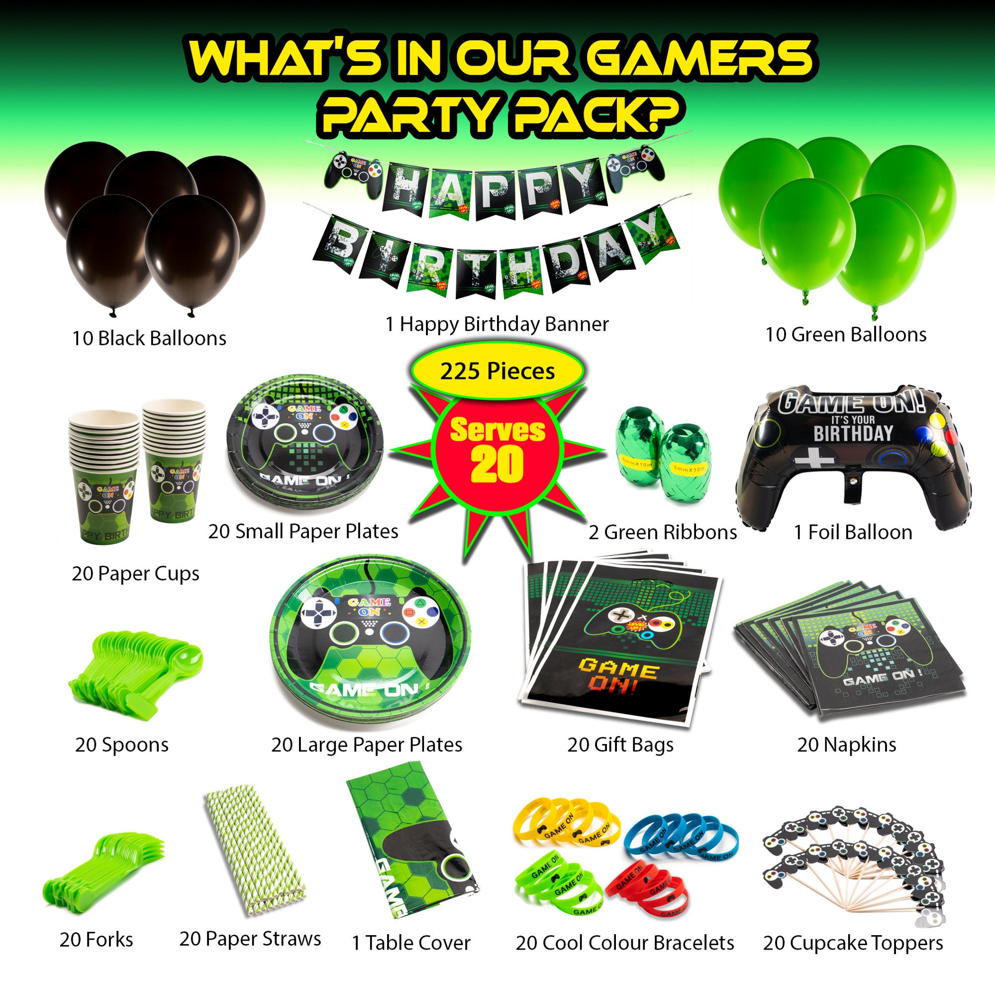 BIABISD 12 PCS Video Game Cupcake Toppers - Level Up Party Decor For Birthday Cakes - View #4
