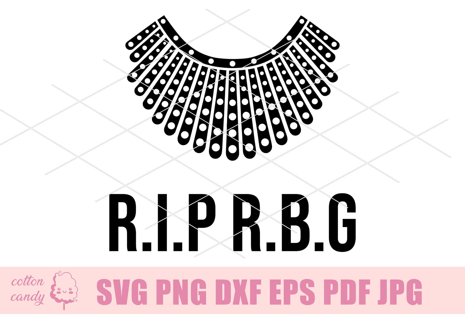 RBG Svg RBG Collar Svg Notorious Rbg Svg Ruth Bader - Etsy