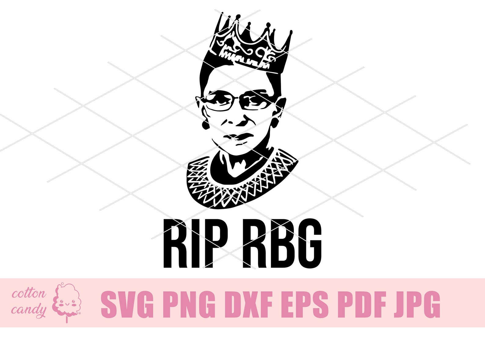 RBG svg RBG Collar svg notorious rbg svg ruth bader | Etsy
