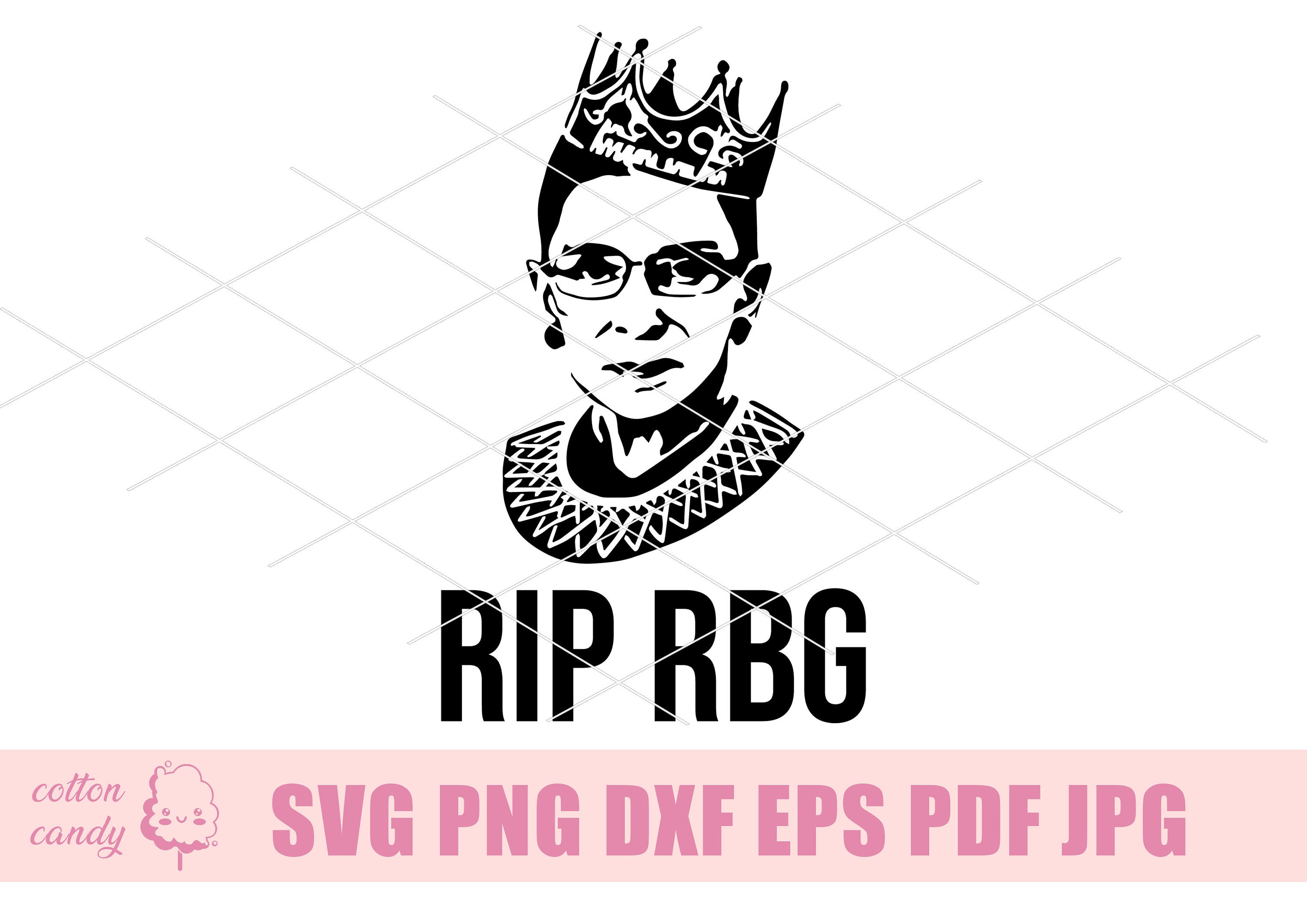 RBG svg RBG Collar svg notorious rbg svg ruth bader | Etsy