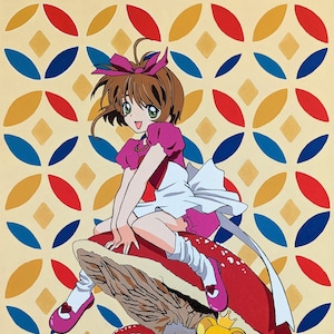 Wonderland Sakura original acrylic painting
