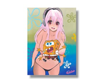 Nico X Sponge postcard print 5&quot;x 7&quot;