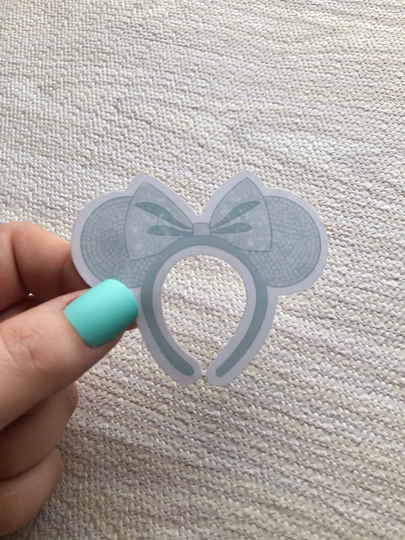 Disney Arendelle Aqua Ears Die-Cut Sticker