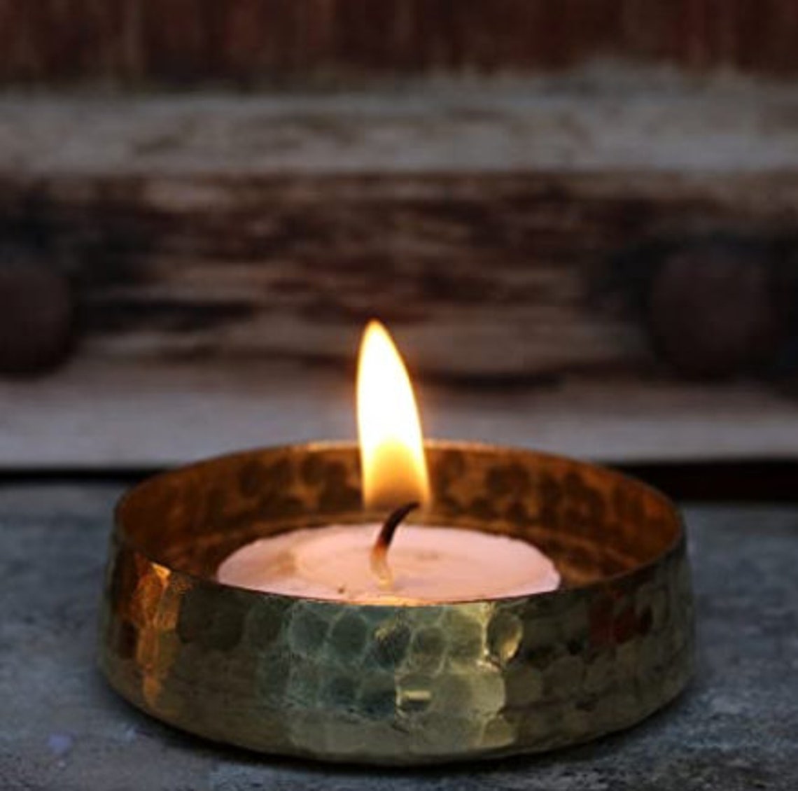 Brass Handmade Candle Bowl Set Gold_2.3 Inch X 2.3 Inch X 0.7 Etsy