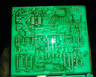 4x Printed Circuit Board PCB Bare Unpopulated Stock 4x - 6 1/2" x 5 1/4" pattern technology green translucent