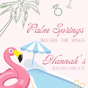 Palm Springs Before the Rings Template Itinerary!