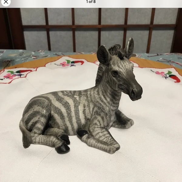 Zebra Figurine Etsy