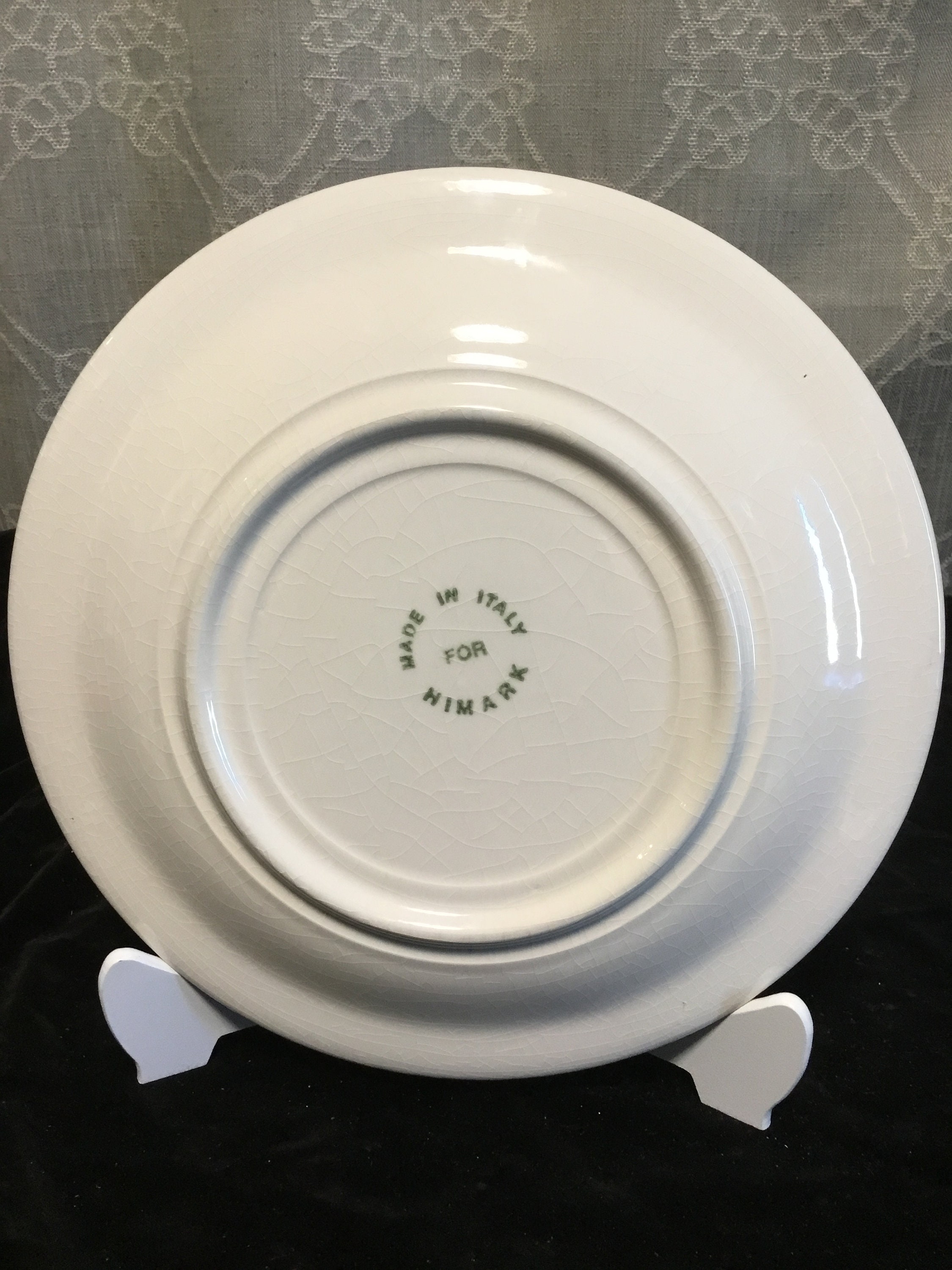 Set of 4 Vintage Deep Rimmed Plates by Himark Made in Italy Have Lovely ...