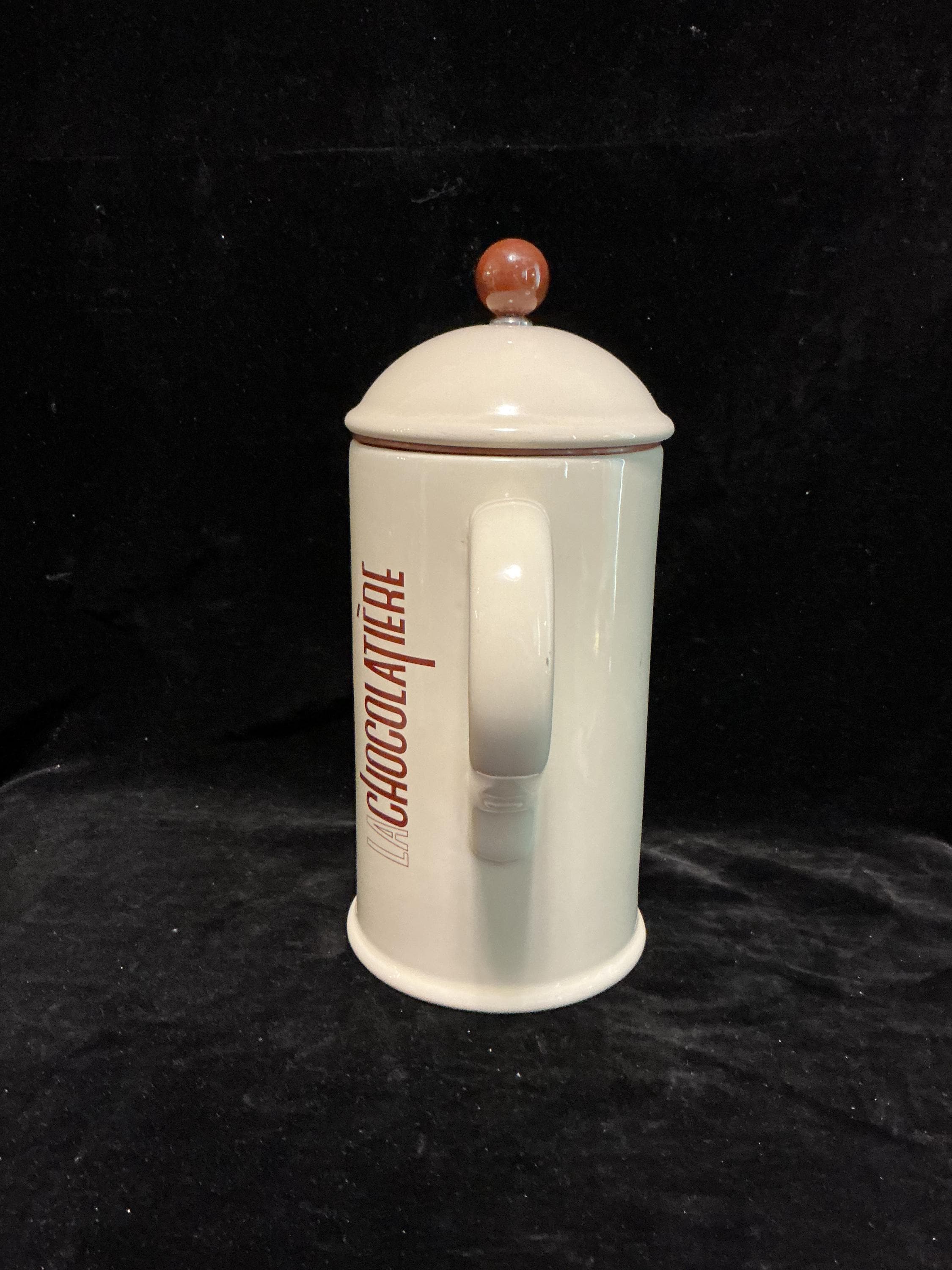 Vintage Ceramic French Press “la Chocolatière”, Coffee & Hot