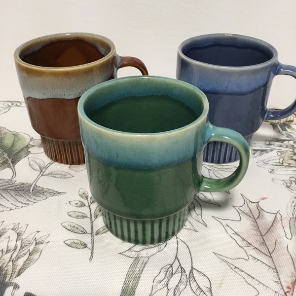 Mcm Drip Glaze Mug Etsy