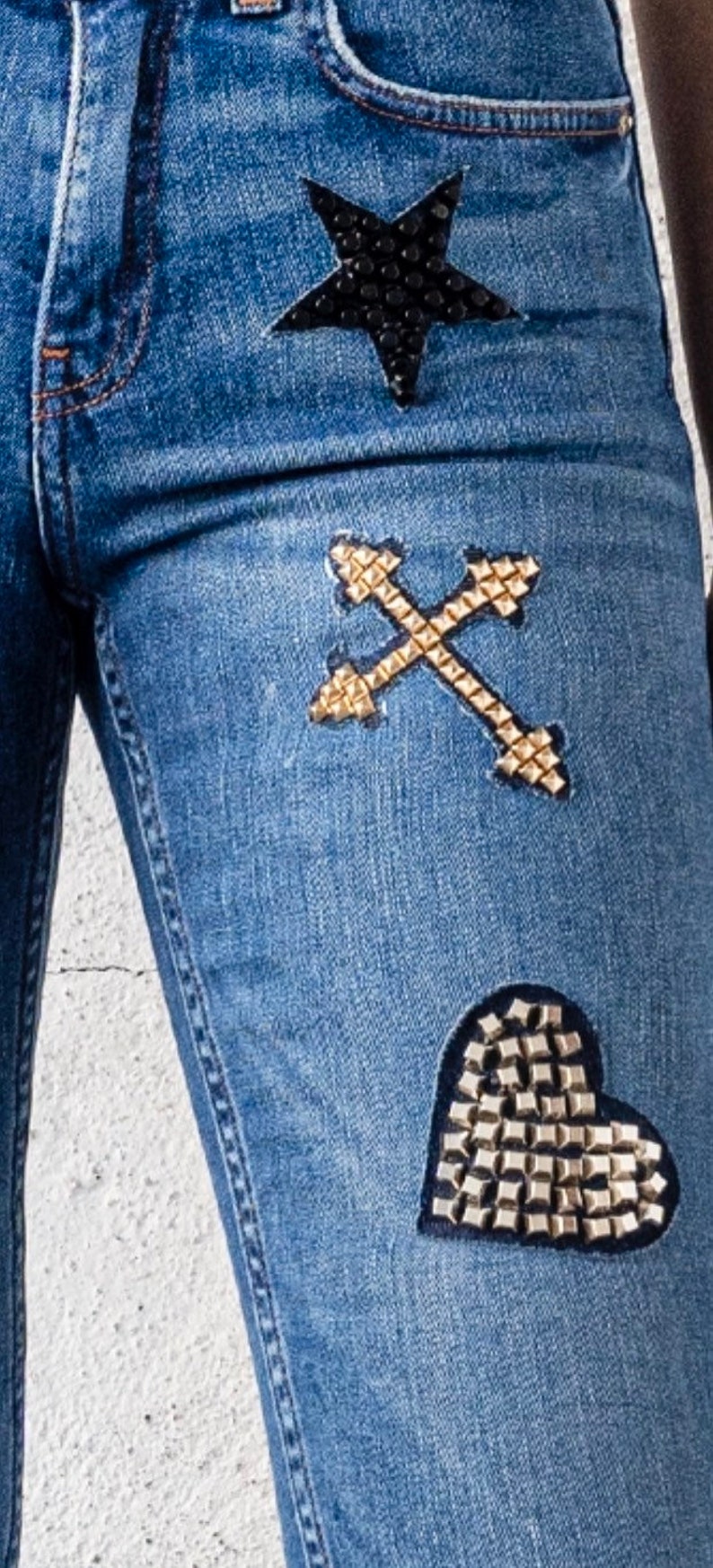 Denim Patches Glam It up Jeans Changers ! Iron on , Change It! - Etsy
