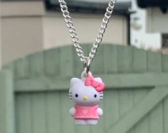 Hello Kitty Necklace Etsy Hello Kitty Necklace Etsy