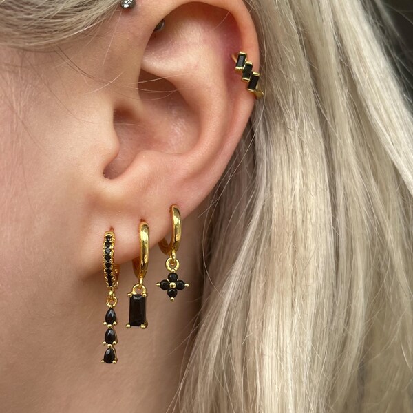 Gold Earrings Etsy UK