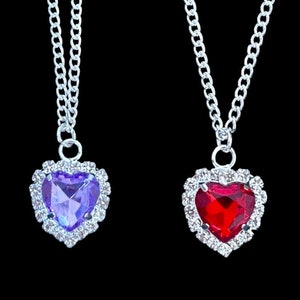 Matching Best Friend Heart Necklaces, Best Friends Necklace for Two, Heart Best Friend Necklace to Share, 2 Best Friend Gifts, BFF Jewelry