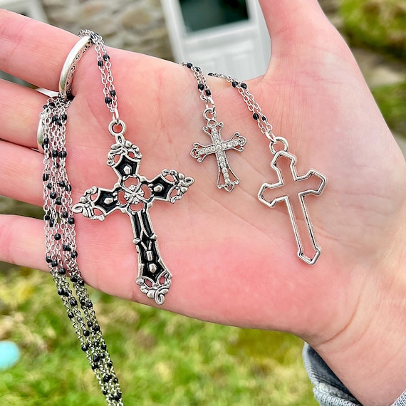 00s archive クロスnecklace 十字架 y2k 【公式通販】