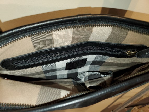 Authentic Vintage Burberry black crossbody bag - image 6