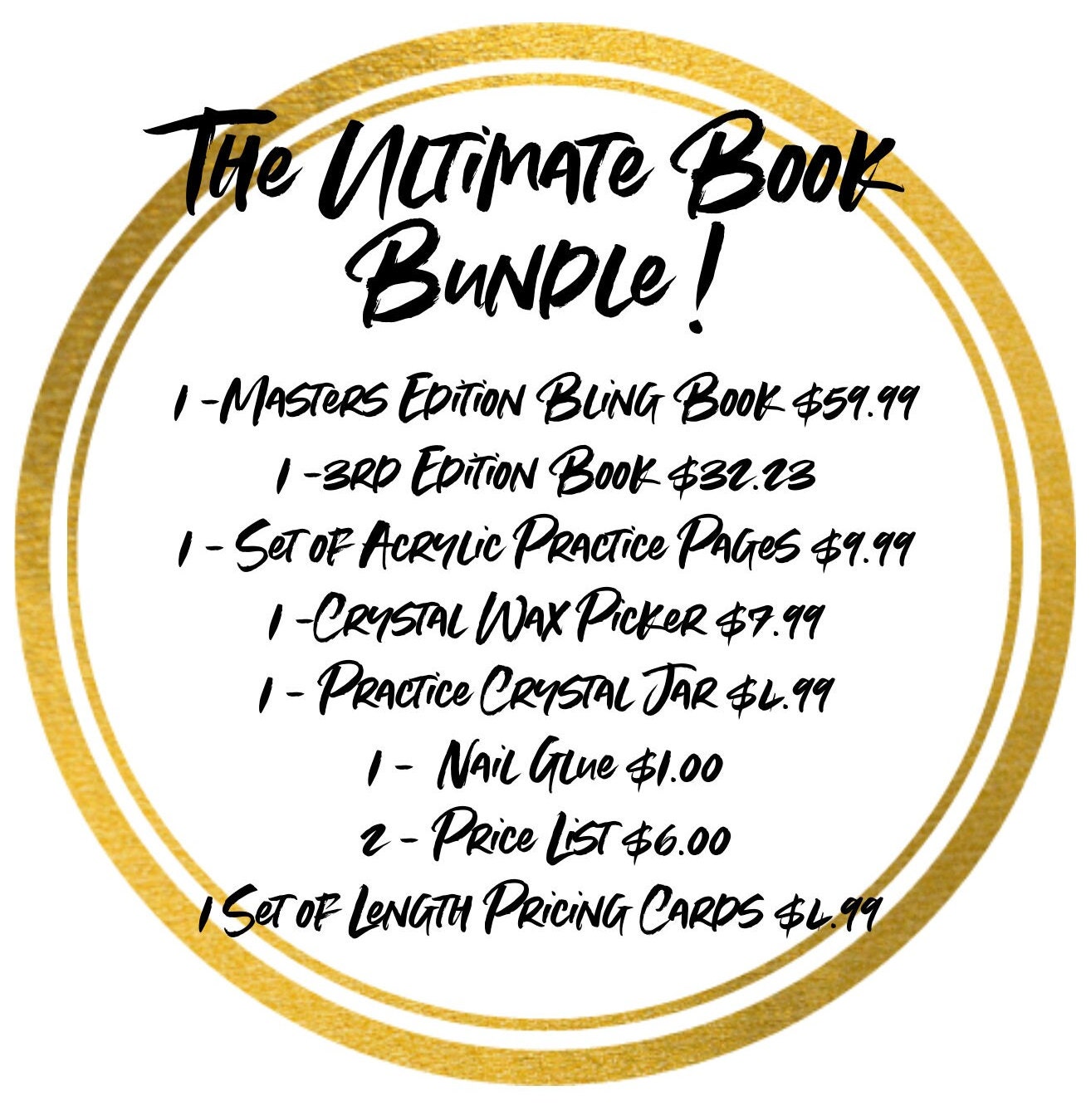 Bling Book Bundle  LittleBlackNailBook