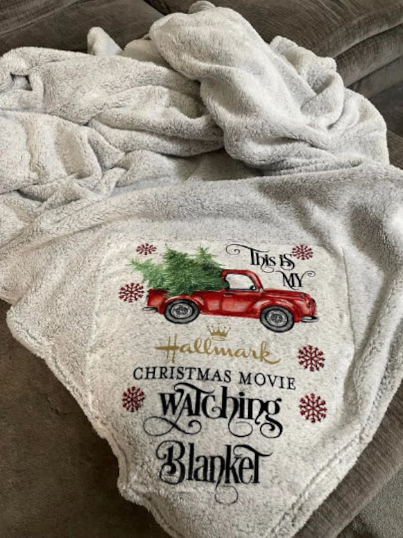 Hallmark Christmas Movie Watching Blanket Personalized Gift Etsy