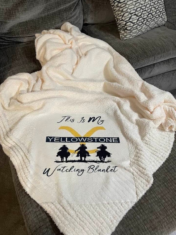 Yellowstone Blanket This is My Yellowstone Watching Blanket Etsy