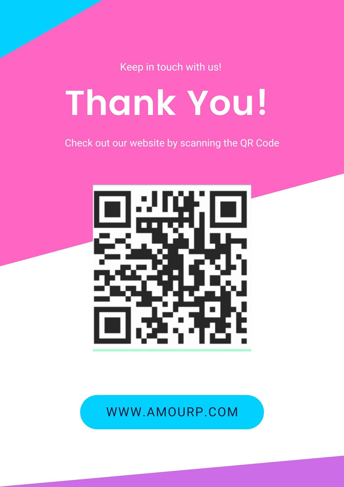 QR Code Business Cards Thank you Cards Customized Etsy