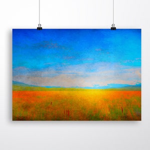 New Hampshire Field - Unframed Print