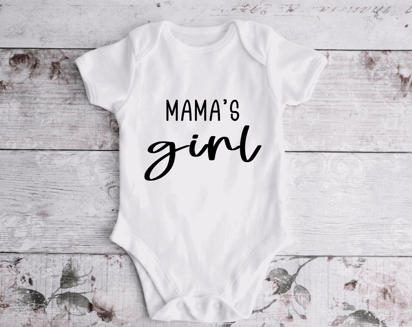Mamas Girl Baby Onesie® Baby Onesie Custom Onesie Baby Etsy