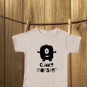カドルモンスター幼児用Tシャツ; 2t; 3t; 4t; 幼児用シャツ; 幼児用Tシャツ; 子供用シャツ; カスタムTシャツ