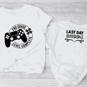 last day of 2nd grade tshirt ; 2nd grade level complete tshirt ; last day of second grade tshirt ; youth tshirt ; kids tshirt
