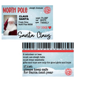 ID Do Papai Noel PNG, Licença Do Papai Noel PNG