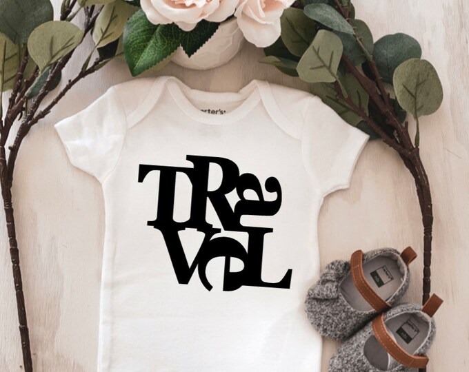 Travel Baby Onesie® baby onesie - custom onesie - baby shower gift - personalized onesie