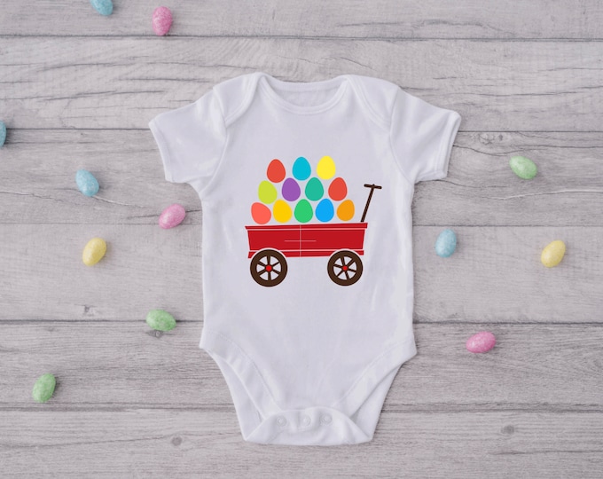 Easter Egg Onesie ® ; Custom Onesie® ; Personalized Onesie ; Baby shower gift ; Baby bodysuit ; egg hunt onesie ; easter baby onesie