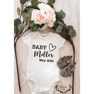 Custom Design Name Onesie ® ; Custom Onesie® ; Personalized Onesie ; Baby shower gift ; Baby bodysuit ; birth announcement ; new baby