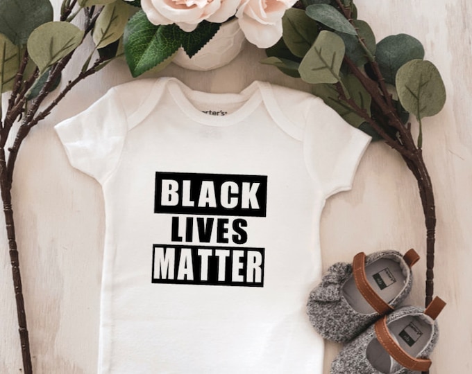 Black Lives Matter Baby Onesie® baby onesie - custom onesie - baby shower gift - personalized onesie