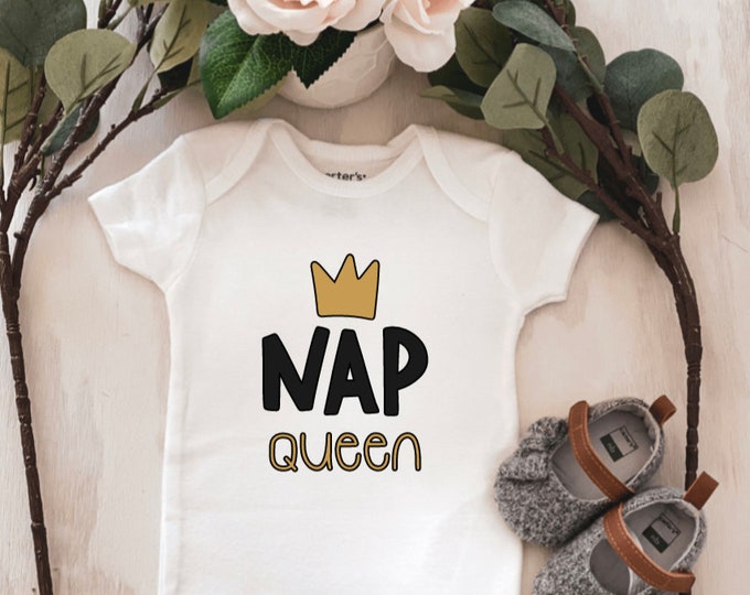 NAP QUEEN baby Onesie® baby onesie - custom onesie - baby shower gift - personalized onesie