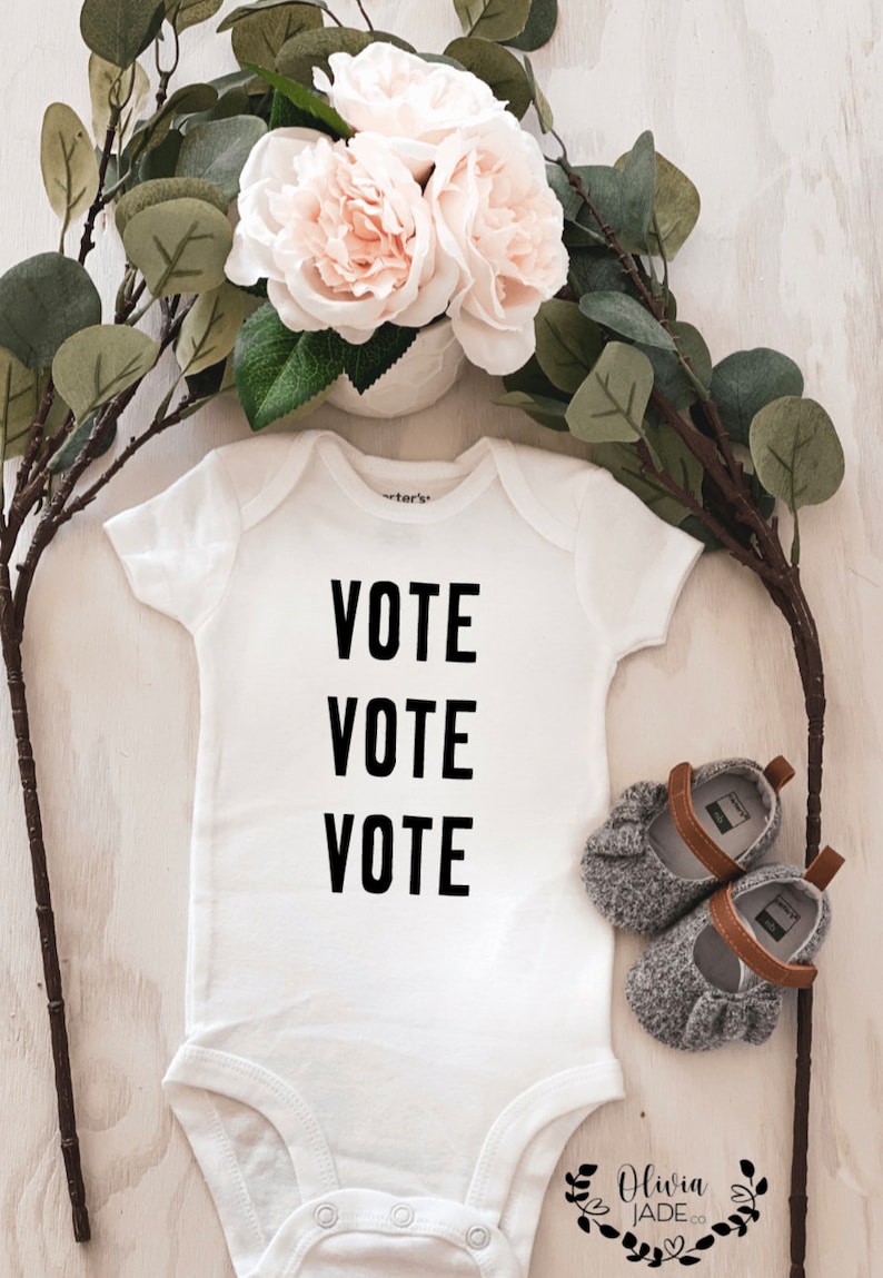 custom onesie personalized onesie baby shower gift VOTE VOTE VOTE baby Onesie\u00ae baby onesie