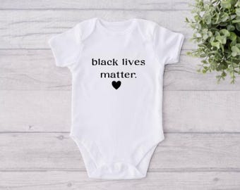 Black Lives Matter Baby Onesie® baby onesie - custom onesie - baby shower gift - personalized onesie