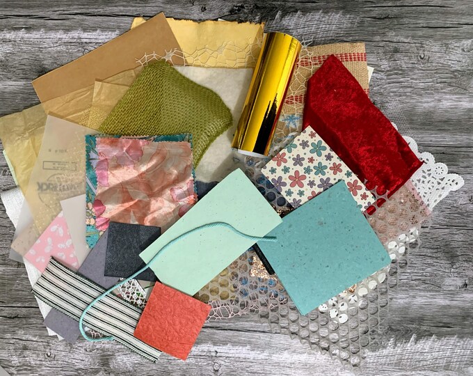 Junk Journal Scrapbook Collage Mixed Media Bundle, Craft Supplies ...