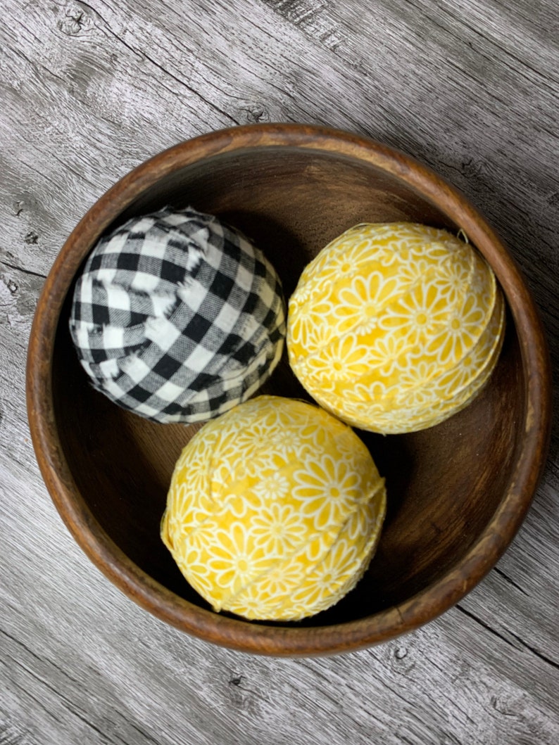 Rag Ball Bowl Filler Dough Bowl Fillers Primitive Bowl Etsy